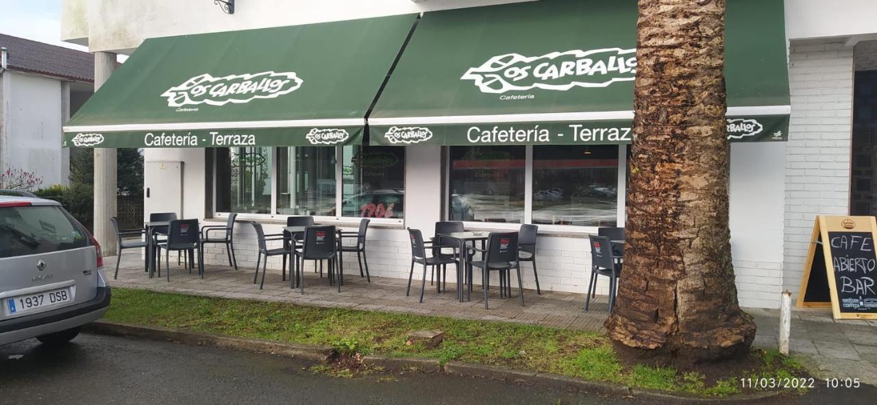 Hotel Os Carballos Sigueiro Buitenkant foto
